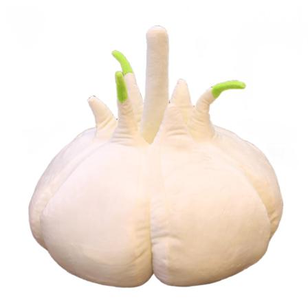 40cm Simulering Vitlök Plyschleksaker Mat Grönsak Mjuk