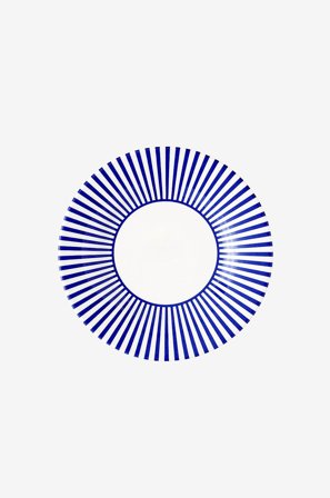 Spode - Sivulevy Narrow Stripe Steccato 17,75 cm - Sininen - Lautaset - - Homeroom