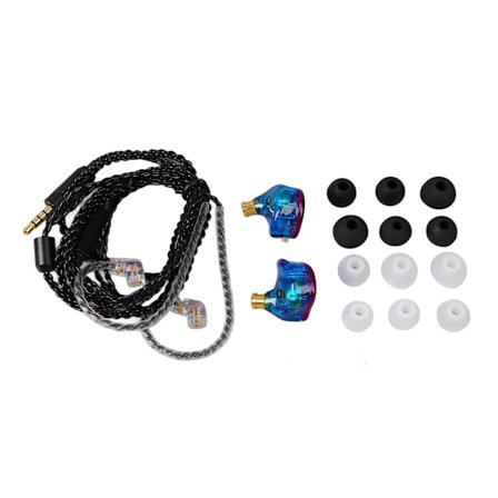 Trådbundna hörlurar med övervakningsnivå Sammansatt magnetisk spole Trådbundna hörlurar för spelmusik Löpning Sport Färgglada