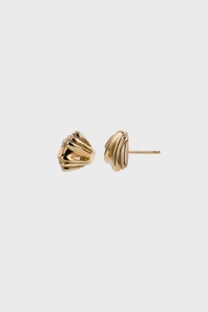 CAMILLA PIHL - The Shell Studs - Gold SizeOne Size
