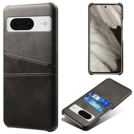 SKALO Google Pixel 8a PU-nahkainen Korttikotelo - Musta Black