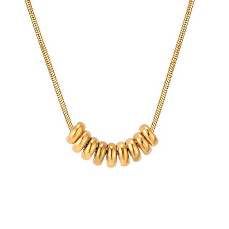 Halskjede i titanstål, stanganheng, Y-stang choker