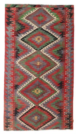 Vintage Kilim Vintage Turquia Tapete 164X296 Lã