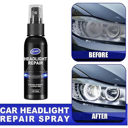 Spray för reparation av strålkastare - Reparation av repor på lampskärmar
