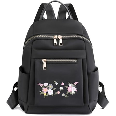 Dame Rygsæk Nylon Skuldertaske Lille Casual Rygsække til Kvinder Tyverisikker Multifunktionel Skole Daglig Piger