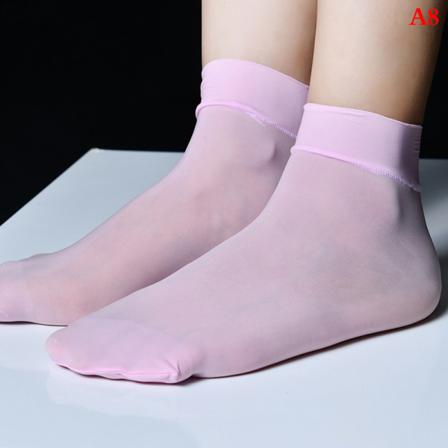 Oljiga Silkeslena Korta Strumpor Unisex Parstrumpor Ultratunn Se-th