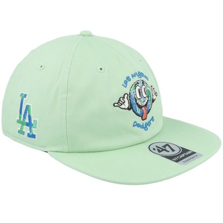 47 Brand - MLB Green snapback Czapka Z Daszkiem - Los Angeles Dodgers MLB 47 Tain Tl Hemlock Snapback @ Hatstore
