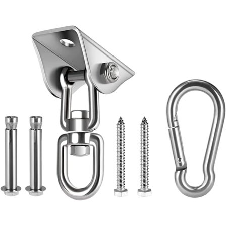 Kraftige gyngekroge egnet til beton- og trægyngestativer, yogahængekøjer, stole og sandsæksgyngestativer.