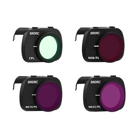 ND8/16/32PL CPL linsfilter för DJI Mavic Mini/Mini 2/Mini SE/Mini 2 SE drönare