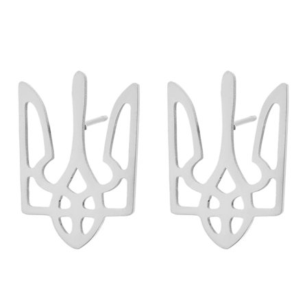 Ukraine Nationale Emblem Øreringe Håndlavede Ukraine Symbol Smykker Fødselsdagsgave