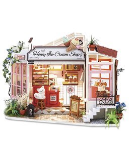 Miniaturzimmer Eisdiele