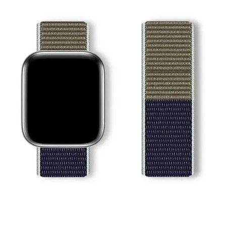 Nylon Loop Armband för Apple Watch band 44mm 40mm 45mm 41mm 46 42mm 49mm 44 45 mm armband iWatch serie 10 9 SE 7 6 5 4 Ultra 2