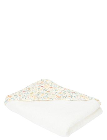 Little Dutch Little Dutch - Badehåndklæde Forest Wonders - 75X75 Cm - White - ONE SIZE