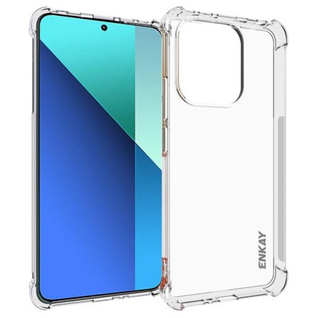 ENKAY genomskinligt stöttåligt Xiaomi Redmi Note 13 skal