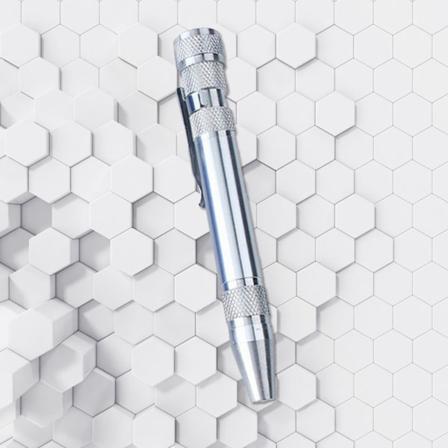 Aluminium Skruetrækker Mobiltelefon Håndværktøj Praktisk 8 i 1 Sæt Pen Multi Reparationsværktøjer (Sølv)