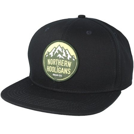 Northern Hooligans - Preto snapback Boné - Summit Patch Black Snapback @ Hatstore