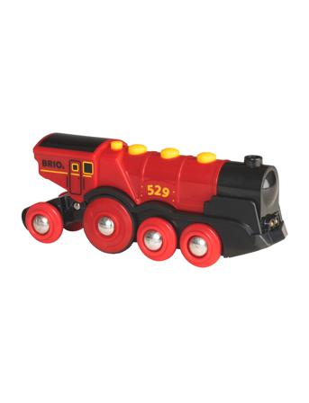 Iso Punainen Veturi Toys Toy Cars & Vehicles Toy Vehicles Trains Punainen BRIO