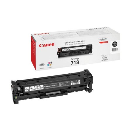 Canon Toner 718, 2662B002AA, svart, singelförpackning - Lyreco - Toner och bläck - Tonerkassetter - Toner Canon