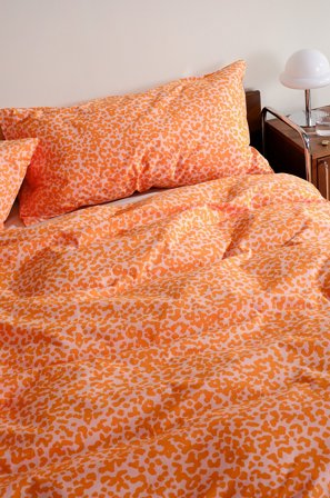 Jotex - Putetrekk Økologisk 50x90 Cm Oransje/rosa - MALIA - Kjøp Putevar hos Jotex