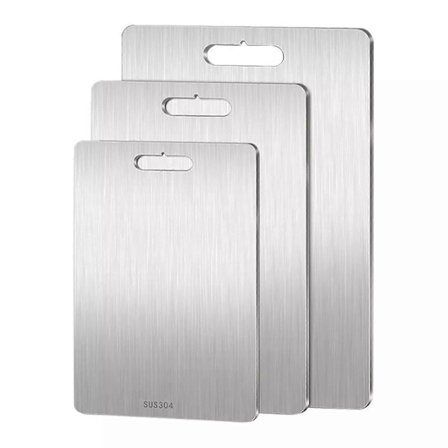 Titanium Skærebræt Dobbeltsidet Titanium Køkkenhakkebræt