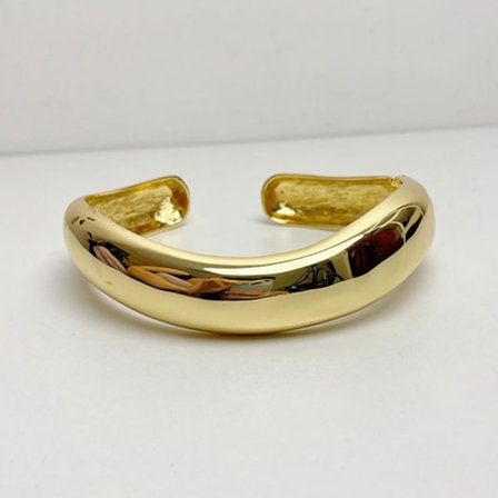 Uregelmessig Choker Åpen Mansjett Halskjede GULL