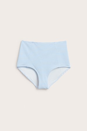 Kappahl | Majtki od bikini, z wysokim stanem Niebieski S | Niebieski