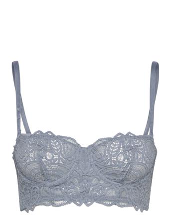 Enigme - Sc Classique Bustier Lingerie Bras & Tops Balc Tte Bras Sininen Etam