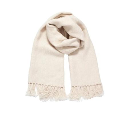 Jil Sander Pre-owned, Pre-owned Scarves Beige, Dames, Maat:ONE Size,wol