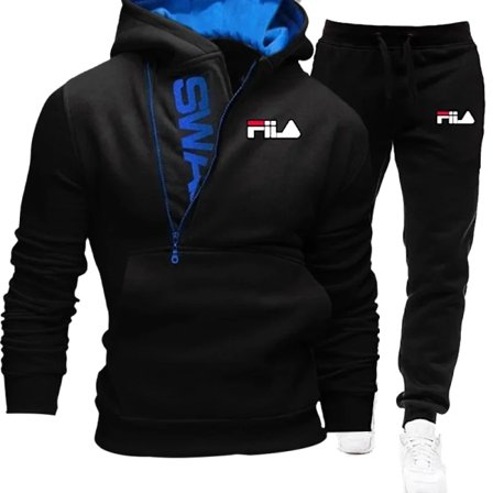 Sweatshirt og buksesæt Mænd Tøj til mænd Sportsæt Mænds modesæt Nye todelte mænds træningssæt Efterår Mænds tøj