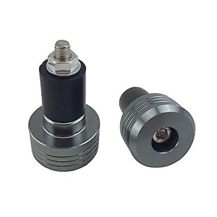 Motorcykel-styrändar, 7/8'' Styre Slider Caps Viktpluggar Cnc Aluminium (blå) titanium