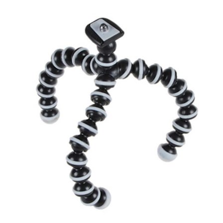 Böjbart stativ med tripod mount för kamera