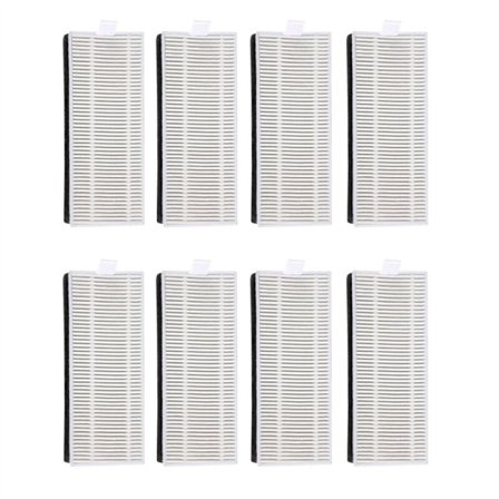 8 stk. HEPA-filter reservedele til Deebot OZMO U2/U2 Pro robotstøvsuger reservedele