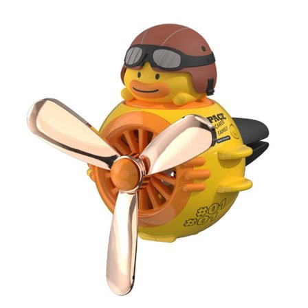 IC Bil Lu освежител въздуха Сладък автомобилен дифузер Въртящ се вентилатор жълт