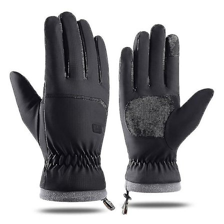 Vinter Termiske Handsker Mænd Kvinder Touchscreen Vandafvisende Vindtæt Anti Slip Handske Håndvarme Til Vandreture Kørsel Løbetur Cykling