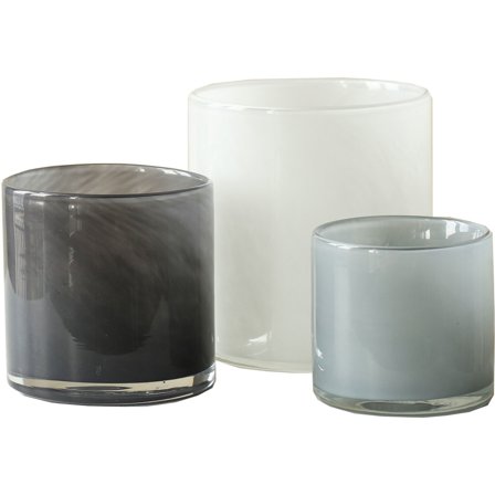 Tell me more Lyric-kynttilälyhty, 3 kpl, white/blue/grey