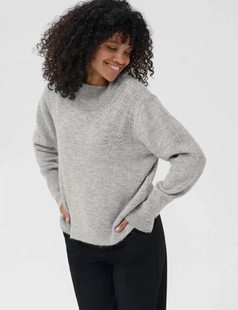 Kaffe Kastary Pullover - Grey - XL