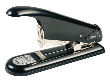 RAPID Blockhäftare HD9, Heavy Duty, 110 ark, svart - Lyreco - Kontorsmaterial - Till skrivbordet - Blockhäftare