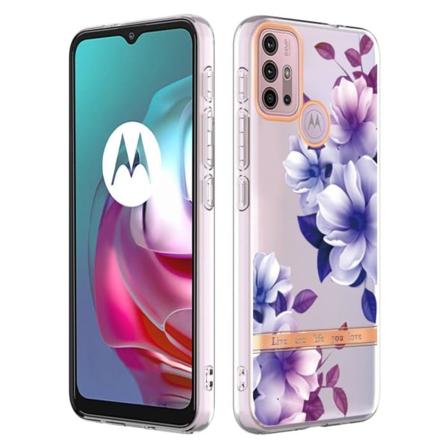 Supertyndt og slidstærkt softcover til Motorola Moto G20 / G10 / G30 - Lilla Begonia Purple