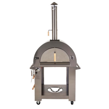 Hällmark Pizzaovn brænde & gas - Stål | KitchenOne