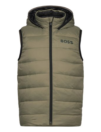 BOSS Reversible Puffer Jacket - Green - 150