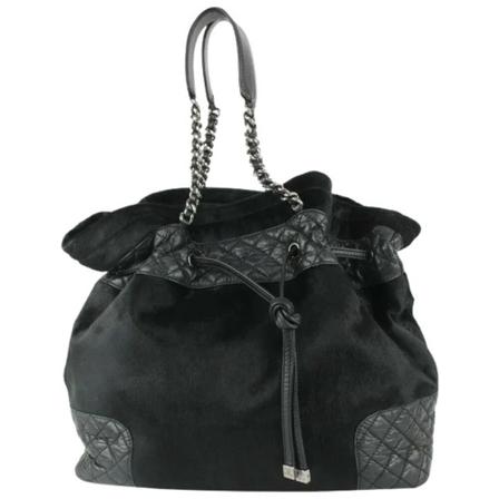 Chanel Vintage, Pre-owned Leather chanel-bags Zwart, Dames, Maat:ONE Size