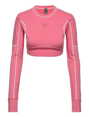 Truestrength Yoga Crop Top W Pink Adidas By Stella McCartney
