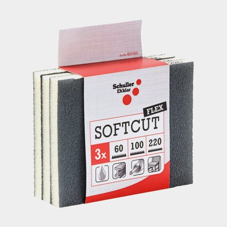 Slipsvamp 3st korn P60, P100 & P221