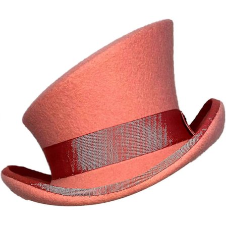 Asymmetrisk hatt Ullhatt Dame Herre Unisex Hatt Steam Punk Hatt Topphatt Mote Bånd Dekorativ Hatt Hodeplagg for Menn-WELLNGS