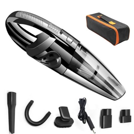 Håndholdt støvsuger, 120W med 3 tilbehør UBS opladning multifunktionel støvsuger