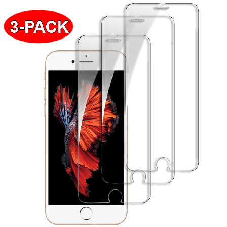 3-Pack - iPhone 7/8/SE (2020/2022) Härdat Glas Skärmskydd