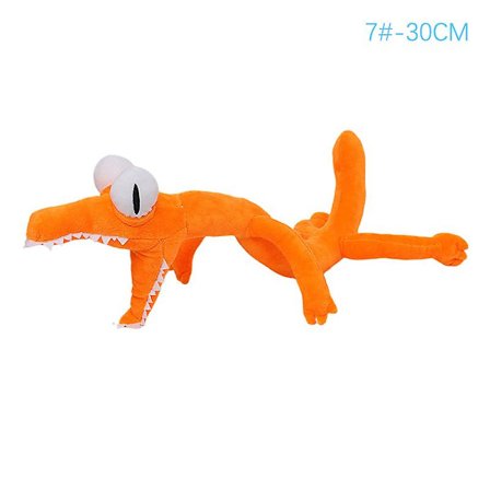 Rainbow Friends Kosedyr Blå Monster Myk Plysjdukke For Kids Fans [DB]