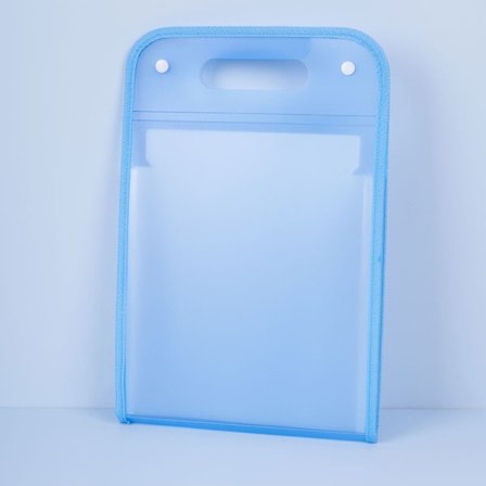 Dragspelsväska Mapp A4 Mapp BLÅ - stock