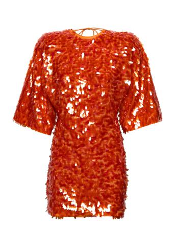 Jasy Dress Dresses Party Dresses Orange ROTATE Birger Christensen