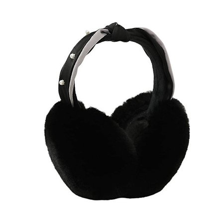 Varme Vinter Øreværner Til Kvinder Damer Piger Blødt imiteret pels Ørevarmere i plys Foldbare hovedbånd øreværne